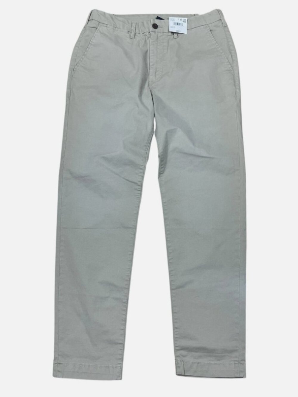 AE Flex Athletic Fit Modern Khaki Pant, Mens, Size 32x32, Gray